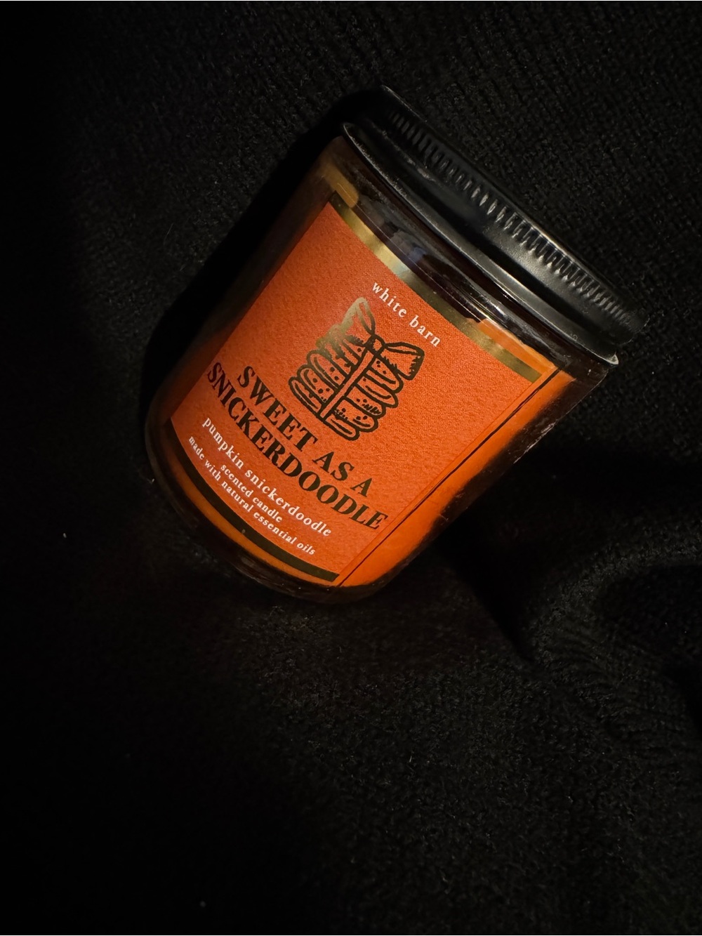 White Barn Orange Sweet as a Snickerdoodle Scented Candle